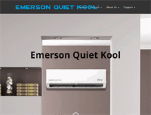 Tablet Screenshot of emersonquietkool.com